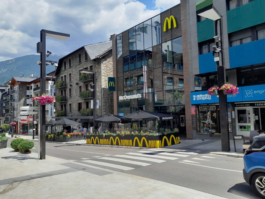 Andorra la Vellan keskusta.